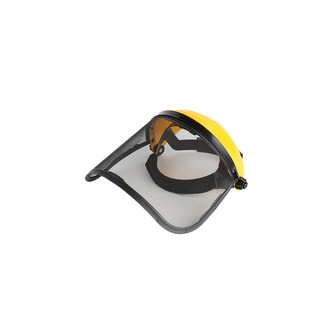 Factory supply lawn mower head-mounted protective mask steel wire mesh mask garden machinery anti-splash anti-impact