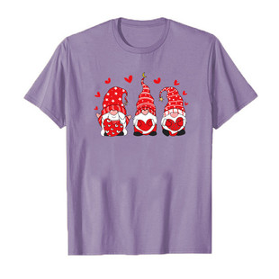 Amazon independent station cross-border European and American Valentine's Day love printed women's short-sleeved T-shirt top