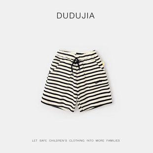 [Light Outdoor Wear] Doodle Boys Short-sleeved T-shirt Summer Baby Shorts Summer Children's Pants Children's Wear