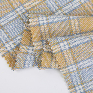 400g Woolen Plaid Woolen Fabric Plaid Outwear Woolen Autumn and Winter Outwear Outwear Shirt Plaid Woolen Cloth