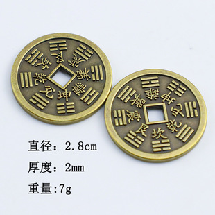 Ouyue factory mountain ghost spend money wholesale antique retro alloy crafts antique coin ornaments gossip money pendant
