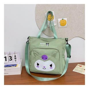 2025 Korean Style Fashionable High Capacity Shoulder Bag for Students Junior High School Students Harajuku Style Casual Portable Schoolbag Mending Class Bag