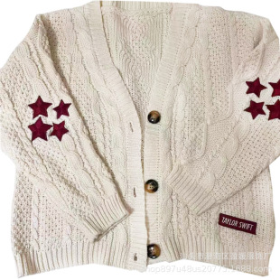 Плесень тот же folklore Тейлор вязаный кардиган taylor swift cardigan red