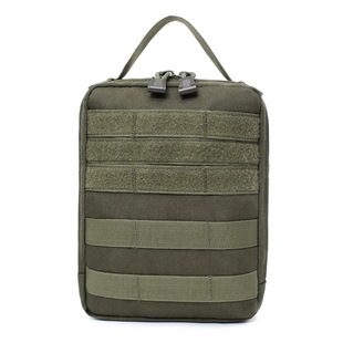 Outdoor Tactical Handbag MOLLE Accessory Bag Nylon Waterproof Emergency Rescue Bag Storage Medical Waist Bag