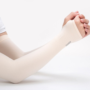 Ice Silk Sunscreen Sleeves Ice Sleeves Men's and Women's Arm Protectors Summer UV Protection Outdoor Riding Gloves Driving Hand Sleeves Sleeves