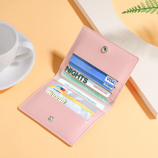 Simple Ultra-thin Card Bag Women's Anti-degaussing Multi-card Bits Large Capacity Lightweight Business Card Bag Men's Card Holder ID Bag