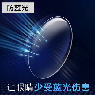 With glasses, myopia frame, glasses frame height, anti-blue light