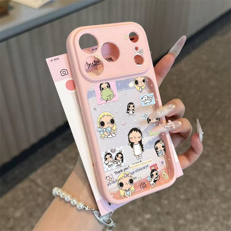Photo Jade Compatible iPhone 17 Pro Max Phone Case (14, 15, 16) Instantly Transforms into a 2-in-1 Cartoon Case for 17 and 13 Pro