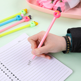 Creative polar bear donut gel pen stationery for primary and secondary school students gel pen gift writing smooth office supplies