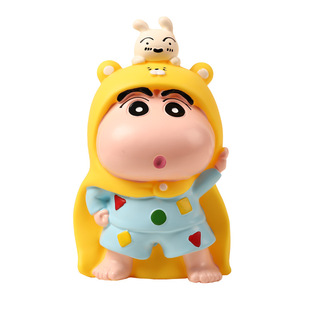 Creative crayon raincoat small new piggy bank piggy bank 3-10 years old to cultivate the habit of saving money vinyl children's piggy bank