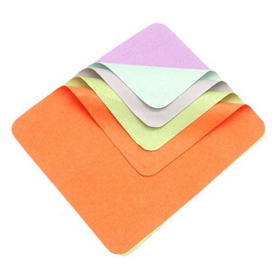 Wholesale deerskin velvet glasses cloth high-grade orange gray suede glasses cloth printable logo customized independent packaging