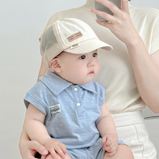 Baby Hat Summer Thin Breathable Mesh Sun Cap Sunshade Sunscreen Baseball Cap for Boys and Girls