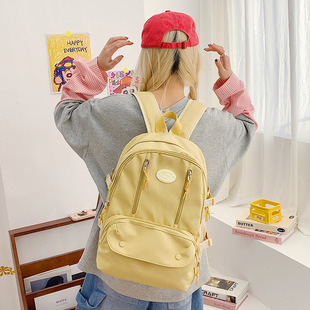 Schoolbag Female Ins Style High Beauty Value Design Sense Niche Junior High School Girl High School Student Backpack Female College Student Backpack