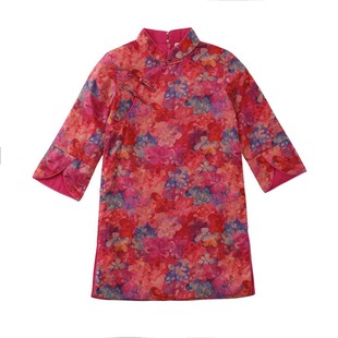 Autumn new children's cheongsam antique big miss girls Chinese style improved Chinese clothing manufacturers a generation of hair