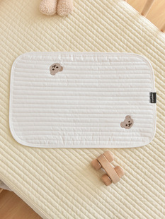 Newborn Baby Cloud Pillow Baby Pure Cotton Flat Headrest 0-12 Months Newborn Flat Pillow Anti-Spitting Small Pillow