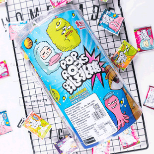 Bucket Popping Candy 280 Packs Jumping 8090s Nostalgic Sentiment Fun Children's Day Gift Snack Explosive Candy