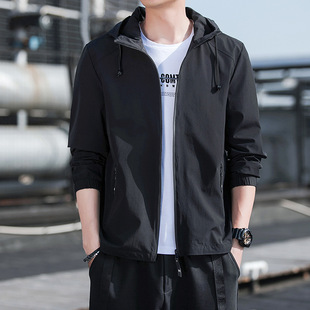 Men's Jacket Spring Coat Spring Korean Male Student Men's Coat Trendy Spring and Autumn Outerwear Men's Coat Men's Clothing