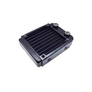 90 heat dissipation water drain aluminum water-cooled radiator computer water-cooled locomotive heat dissipation row threaded mouth straight mouth industrial row