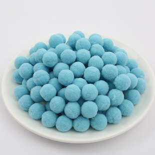 Spot Polyester High Elasticity Fur Ball Color Fur Ball Christmas Decoration Fur Ball Clothing Home Textile Decoration Accessories
