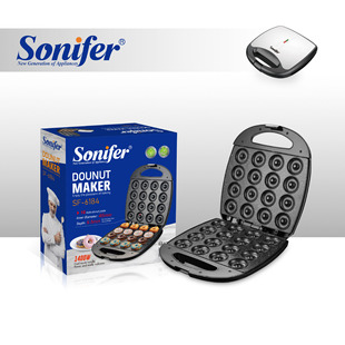 Sonifer SF-6184 трансграничный корпус из нержавеющей стали кондитерская машина десерт закуски мини-пончик машина с 16 отверстиями