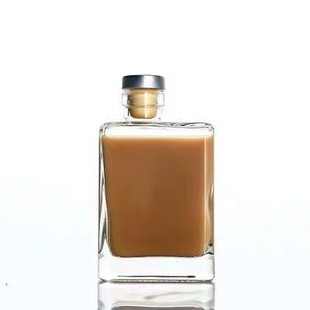 South Korea New TRIPLE P Internet celebrity Cork milk tea bottle coffee bottle perfume drink bottle milk juice glass bottle
