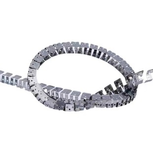 LED silicone lamp with keel sleeve lamp with curved shape fixing clamping strip stainless steel buckle line lamp holder