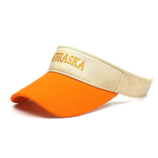 New pure cotton empty top hat men's and women's fashion stitching peaked cap summer sun protection hat logo letter embroidered hat
