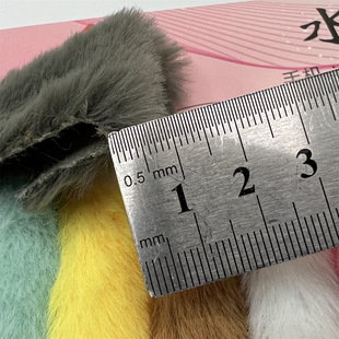 Little Snow Rabbit в наличии 8-10 мм бутик кроличьей шерсти супер мягкий маленький кролик бархатная одежда игрушки обувь домашний текстиль фланель
