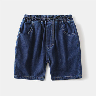 Summer children's suit wholesale 2025 summer new Korean version of Denim short sleeve suit men's children's clothing a generation of hair