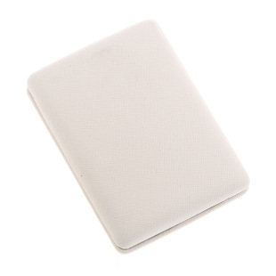 DIY Mini Folding Cat Head Shape Blank PU Leather Double-sided Mirror Portable Women's Portable Cosmetic Mirror