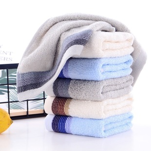 Factory direct bamboo fiber small square 35*35 cotton soft absorbent supermarket gifts wholesale customizable logo