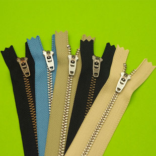 Ykk4 metal zipper placket 4YG jeans ancient silver cupronickel bronze genuine goods ykk zipper in stock quick hair