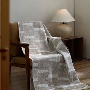 Cotton Antique Tassel Blanket Atmosphere Sofa Blanket Nap Shawl Travel Blanket Advanced Silent Wind Wholesale