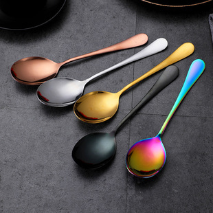Island Qi stainless steel spoon Fork hotel restaurant buffet spoon school canteen public household