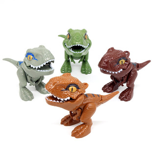 Finger-biting mini dinosaur toy children's simulation animal model Tyrannosaurus boys dinosaur toy wholesale