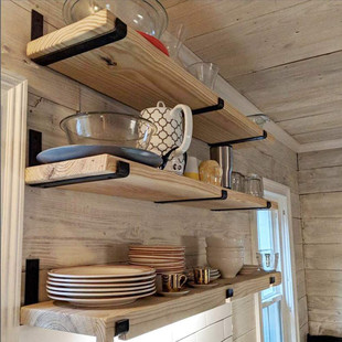 Cross-border wall shelf wall hanging iron wall triangle bracket bracket bookshelf partition rack load bearing support bracket