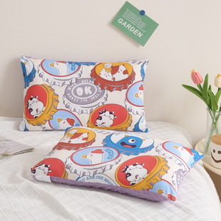 [Class A pillowcase pillow core] detachable children's pillow core cotton bean velvet pillow kindergarten nap pillow treasure
