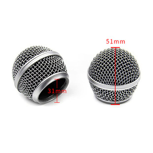 Wired Microphone SM58 Metal Mesh Cover BETA58A Wireless Microphone Mesh Head Accessories for Shure Shure