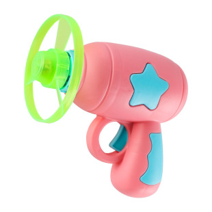 Children's Gyro Gun Cyber Celebrity Toys Flying Saucer Pistol Rotating Ejection Frisbee Launcher Luminous Bamboo Dragonfly Stall
