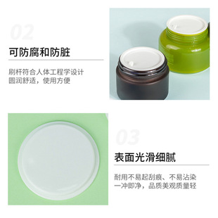 in stock white round cream bottle hand-drawn gasket universal PE hand-drawn gasket glass cream bottle hand-drawn gasket