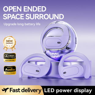 2025 Cross-border Explosions Small Ball OWS Wireless Headset Not in-ear Bluetooth Headset Ai Intelligent Translation