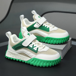 Children's Middle Boys sneaker Boys Casual Board Summer Breathable Shoes Trendy Shoes New Spring Mesh 2024 Big Children