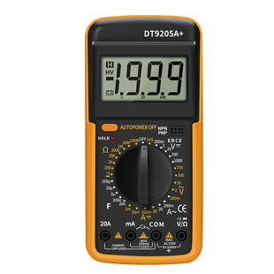 DT9205A multimeter intelligent digital display universal meter digital multimeter DC current voltage instrumentation