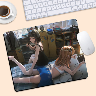 Ghost Knife Mouse Mat E-Sports Thickened Game Keyboard Mat Secondary Office Desktop Computer Mat Anti-Slip Mat Animation