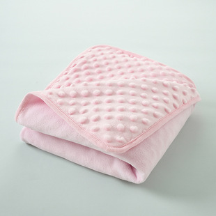 Baby Autumn and Winter Bean Blanket Children's Comfort Air Conditioning Four Seasons Blanket Newborn Nap Comfort Bean Double-Layer Air Conditioning Blanket