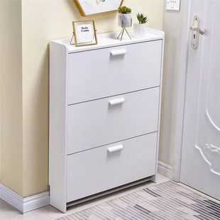 Doorway Tucker Shoe Cabinet Household Doorway Large Capacity Dustproof Shoe Rack Simple Modern Simple Assembly Yellow White Free Shipping