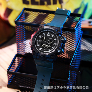 Factory direct electronic watch male and female students Amazon popular men's sports outdoor multi-functional electronic watch