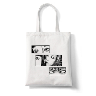 Junji Ito Tomie Fujiang принт холст сумка рюкзак на одно плечо повседневная глобальная внешняя торговля ручная сумка