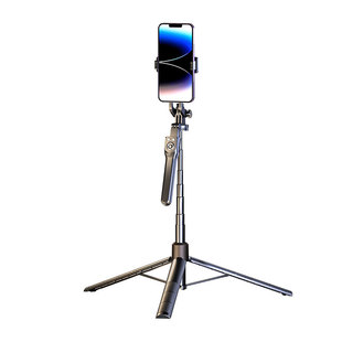 New four-axis pan-tilt anti-shake selfie stick mobile phone live broadcast stand handheld floor outdoor travel tripod