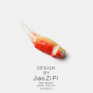 Internet Celebrity A Grilled String Hairpin Personality Fun Food Cute Funny Hairpin Food Spareribs Balls Hair Accessories